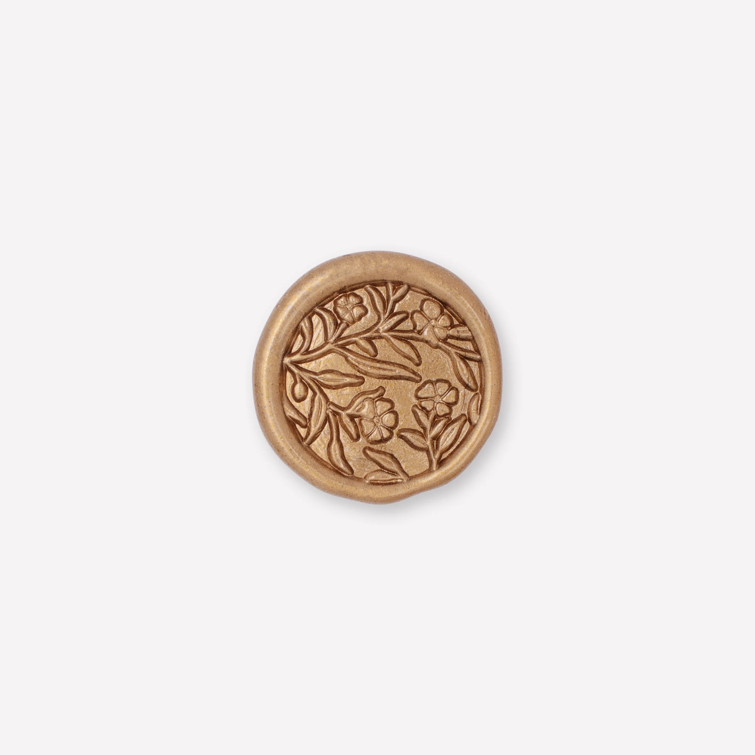 floral pattern wax seal