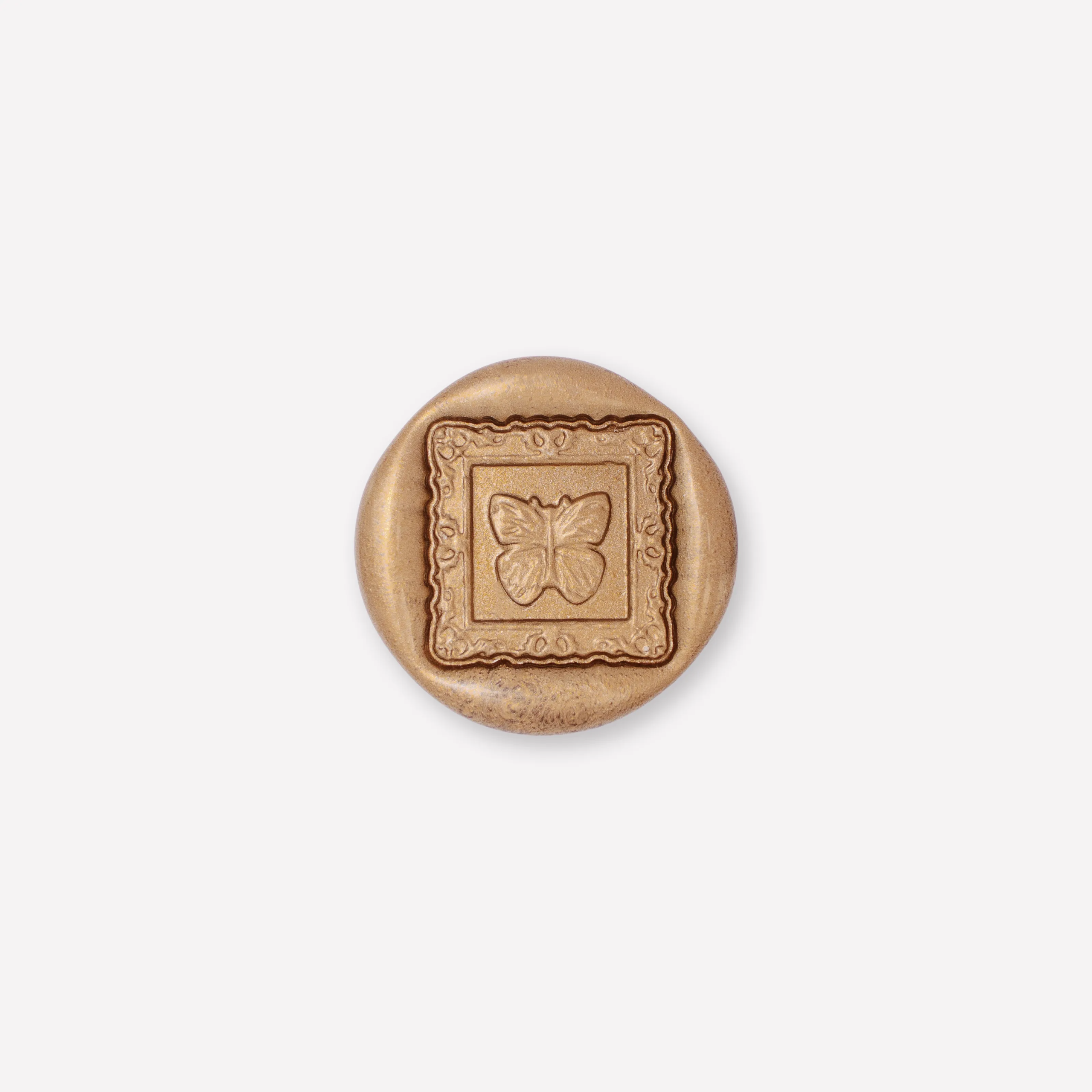 framed butterfly wax seal