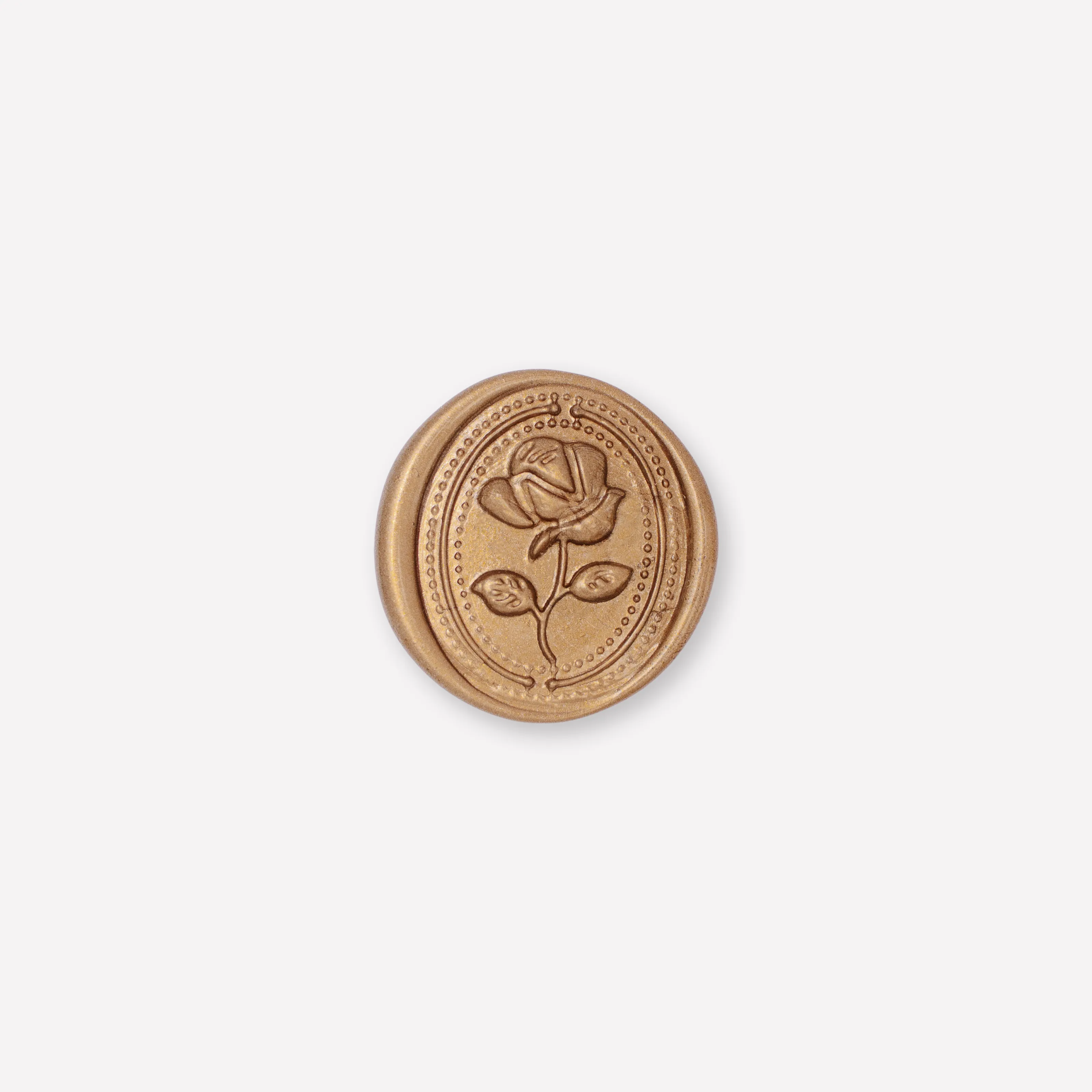 single rose wax seal