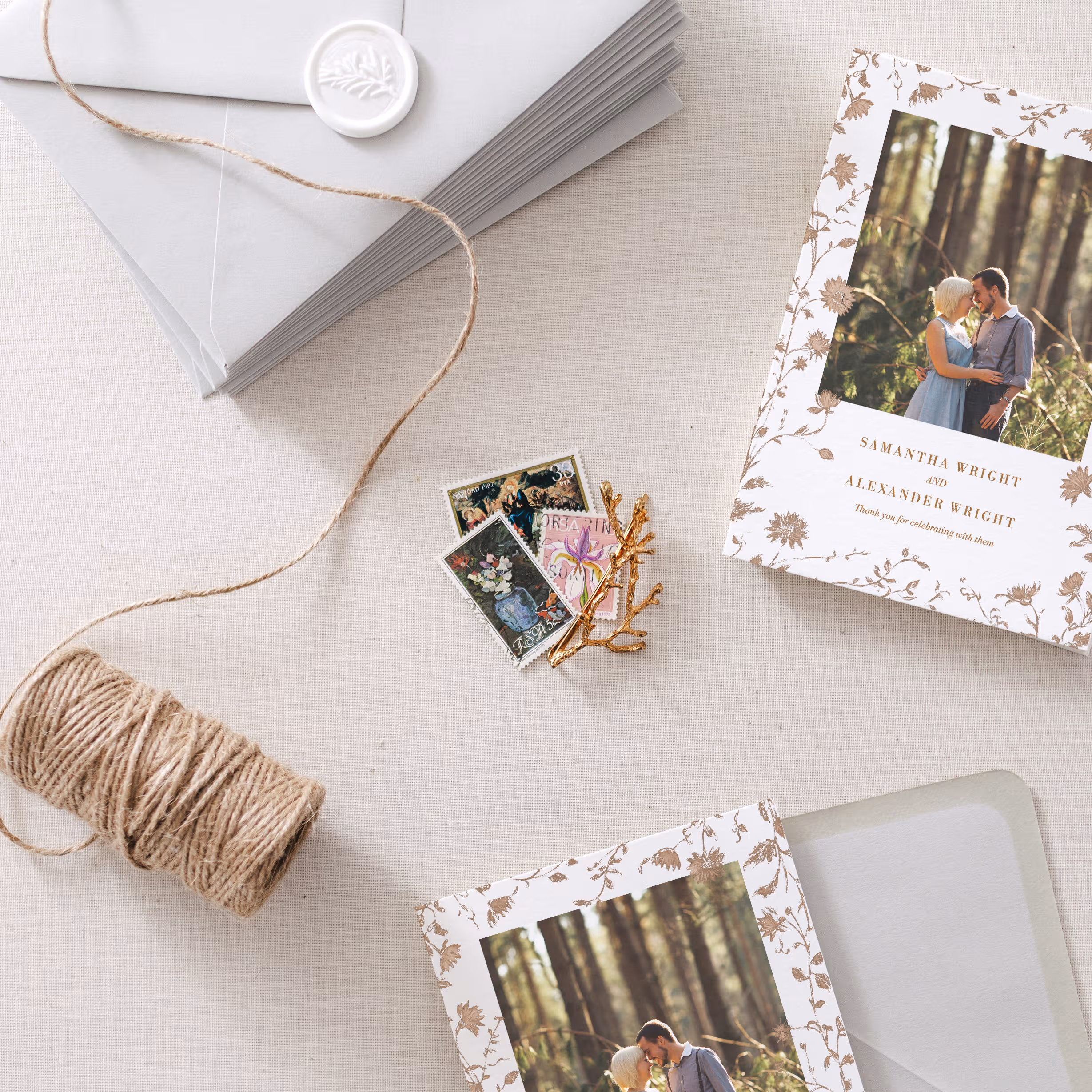 Cassis Thank You Card (Folded or Flat) - Image 5