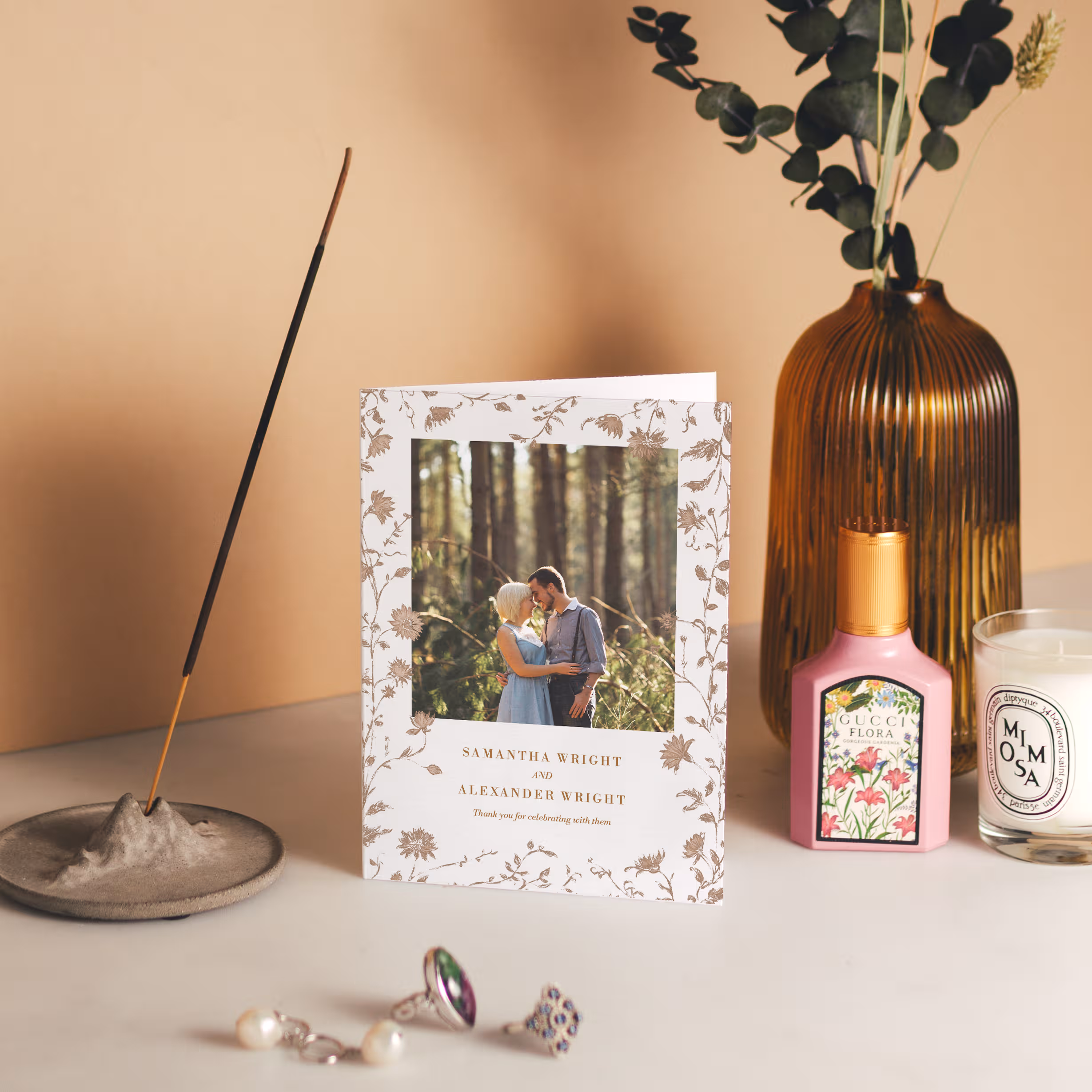 Cassis Thank You Card (Folded or Flat) - Image 2