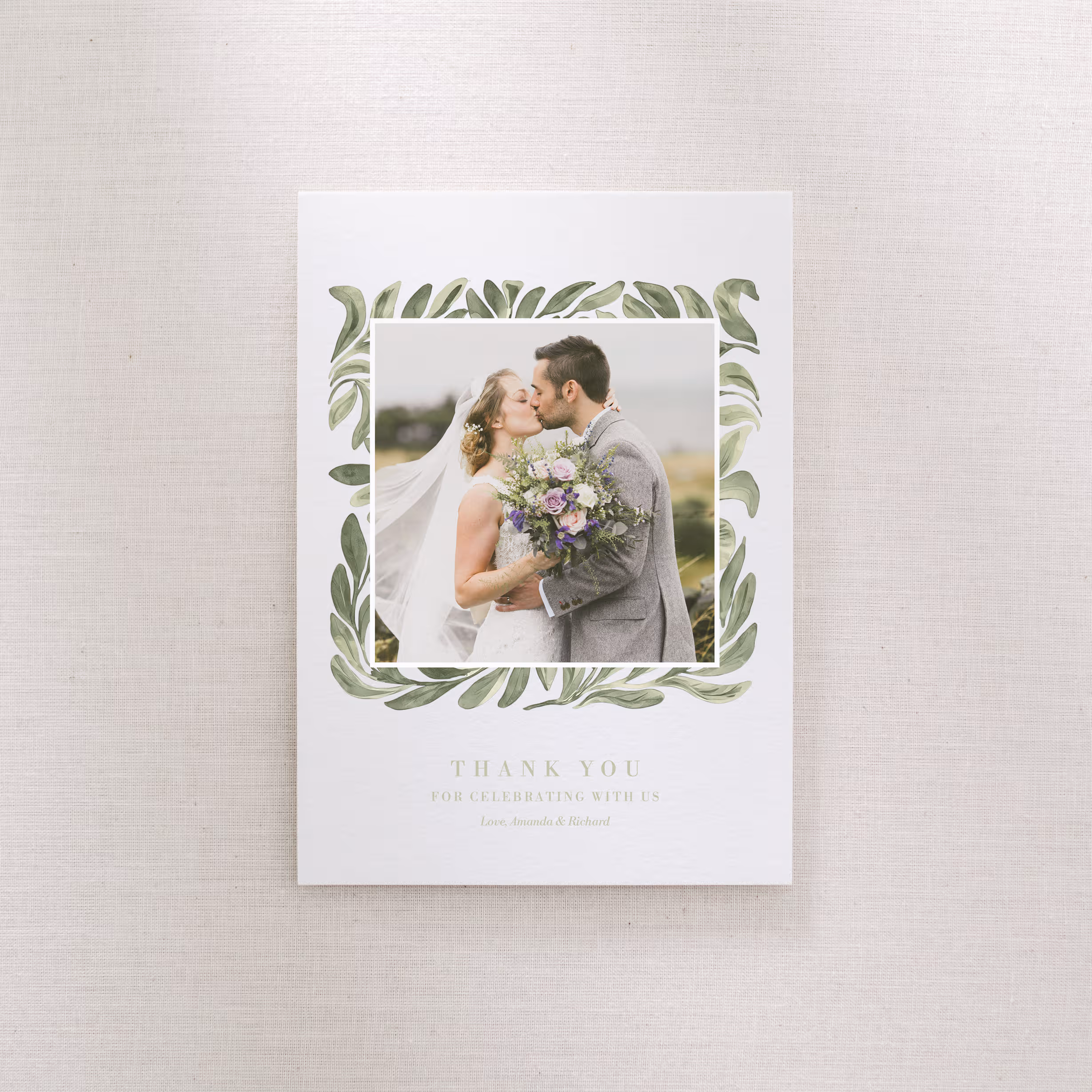 Monreale Thank You Card (Folded or Flat)