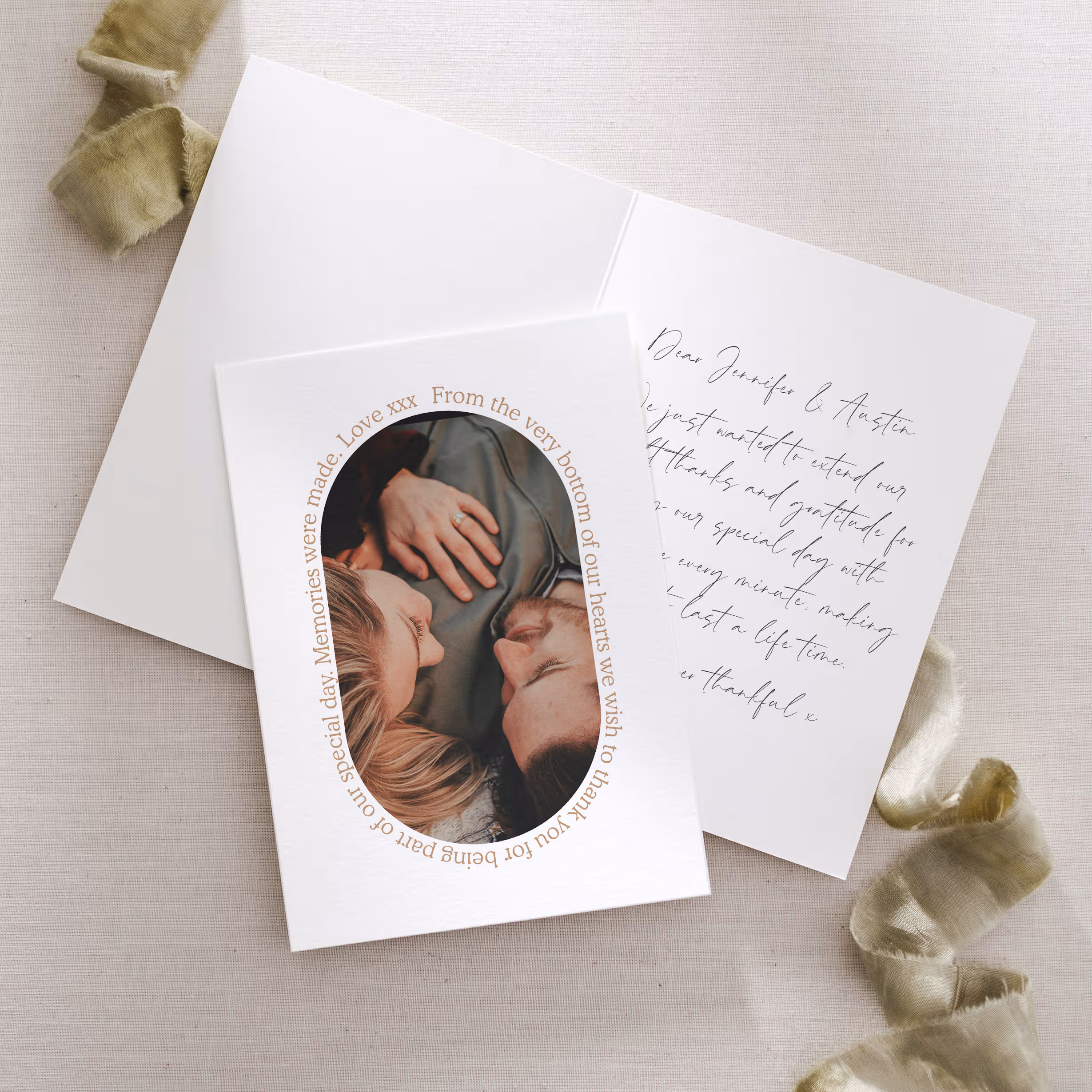 Sona Thank You Card (Folded or Flat) - Image 3