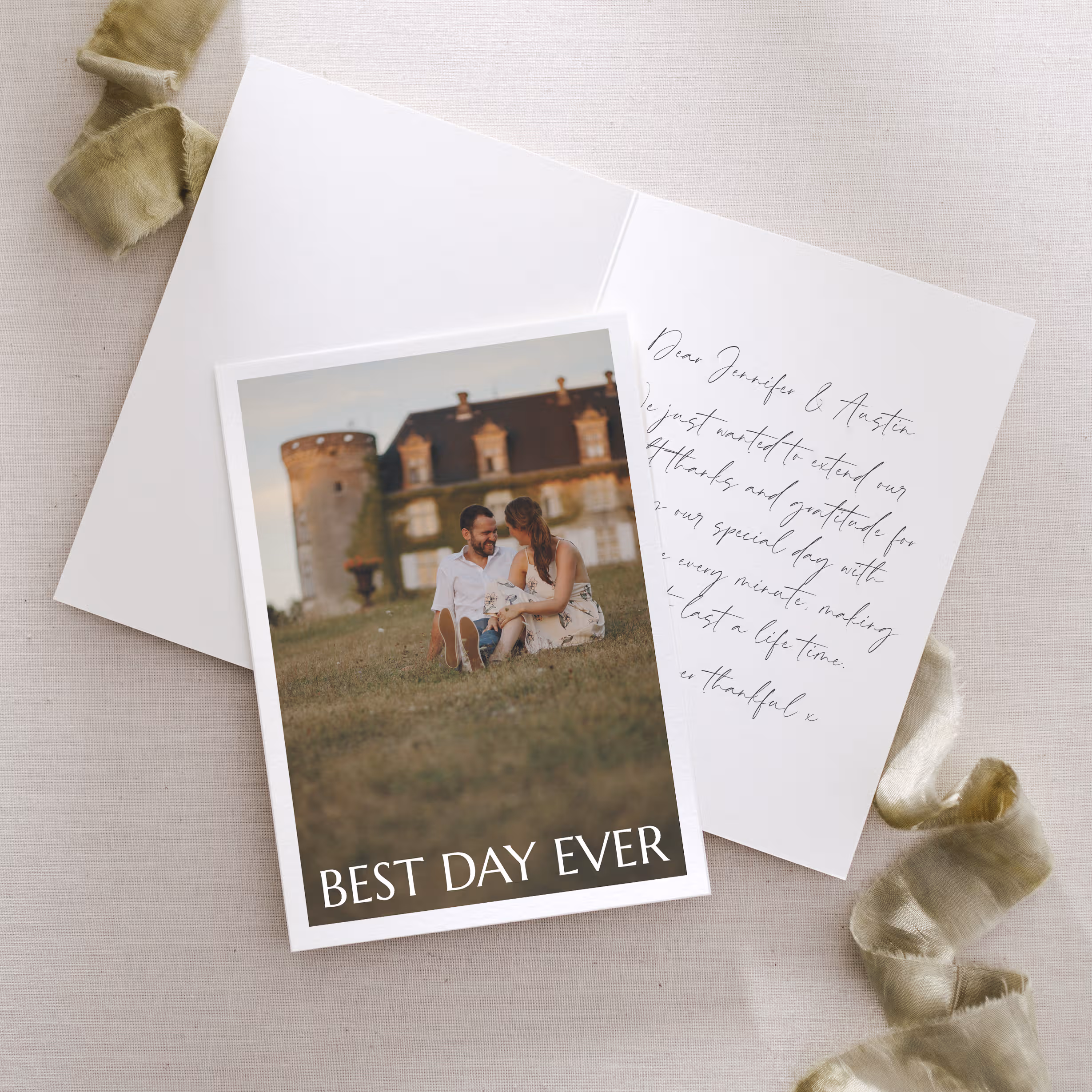 Thorpe Thank You Card (Folded or Flat) - Image 3