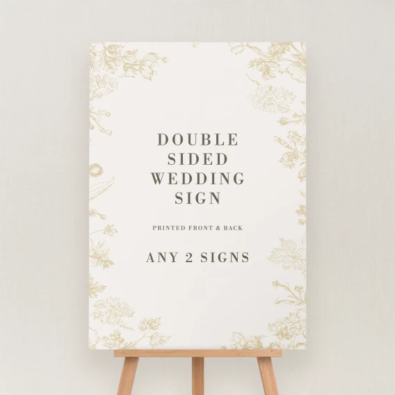 Caell Collection Double Sided Sign