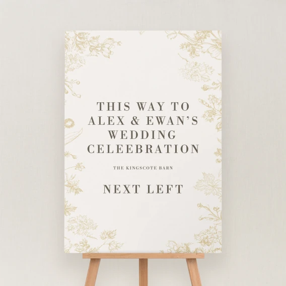 Caell Collection Direction Sign