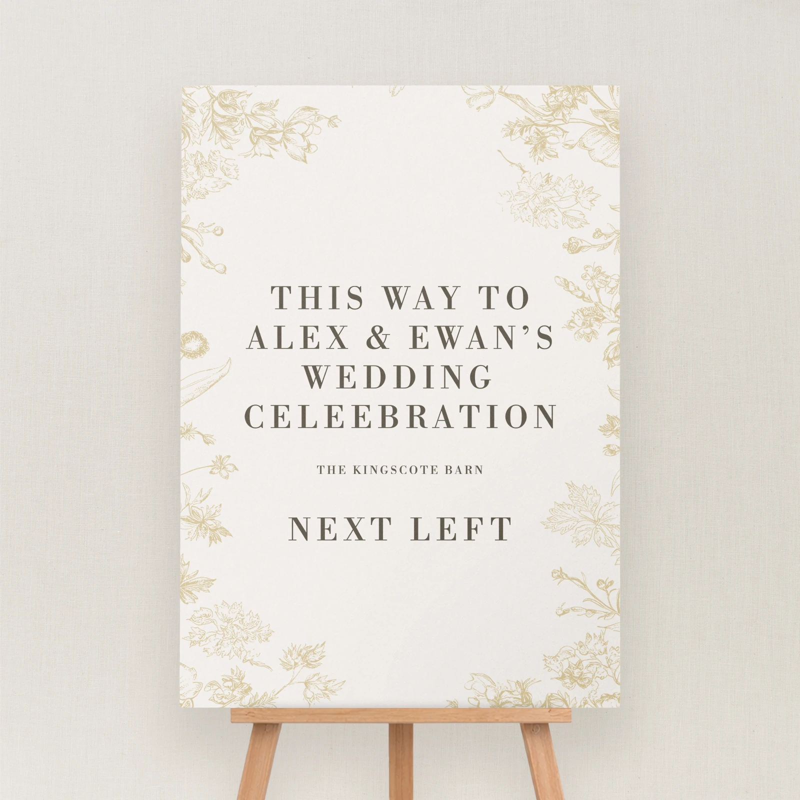 Caell Collection Direction Sign