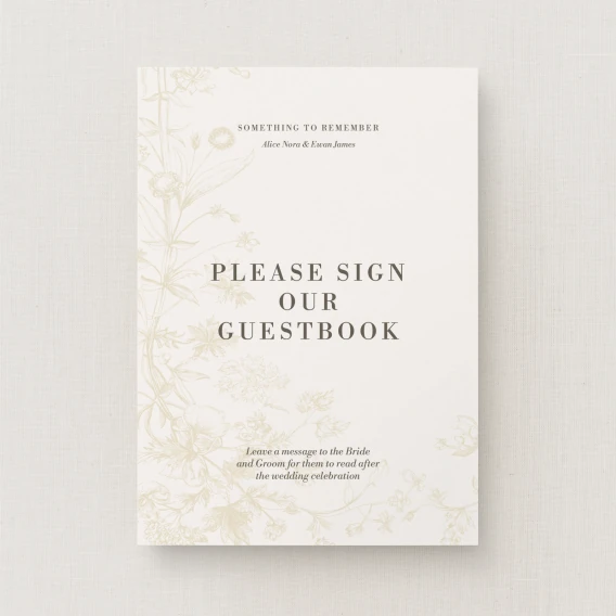 Caell Collection Guest Book Sign