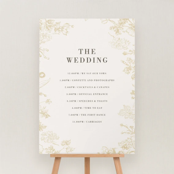 Caell Collection Order of the Day Sign