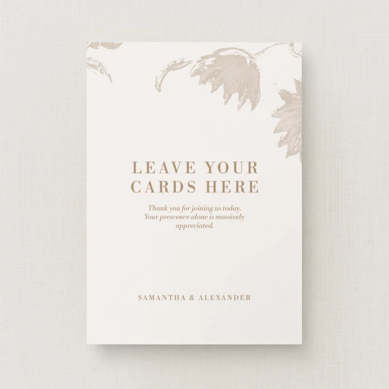 Cassis Collection Cards & Gifts Sign