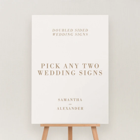 Cassis Collection Double Sided Sign