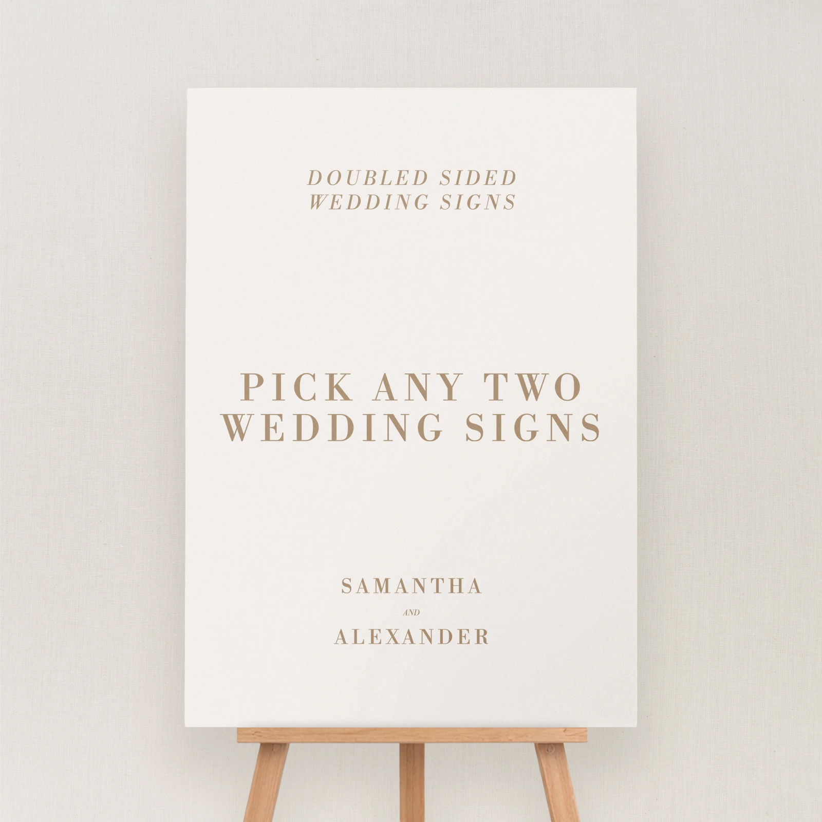 Cassis Collection Double Sided Sign