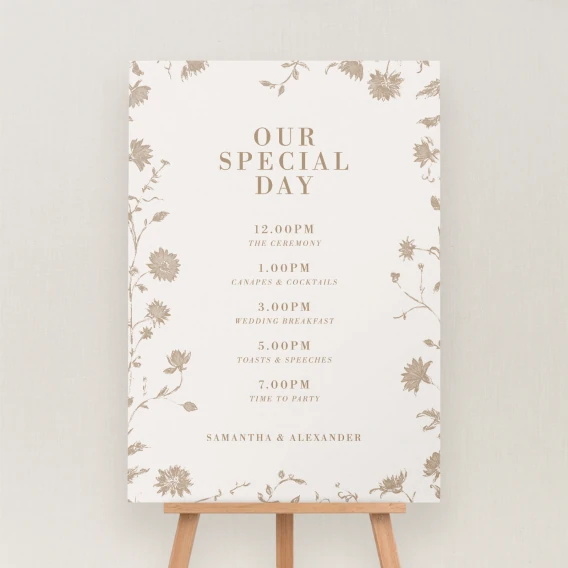 Cassis Collection Order of the Day Sign