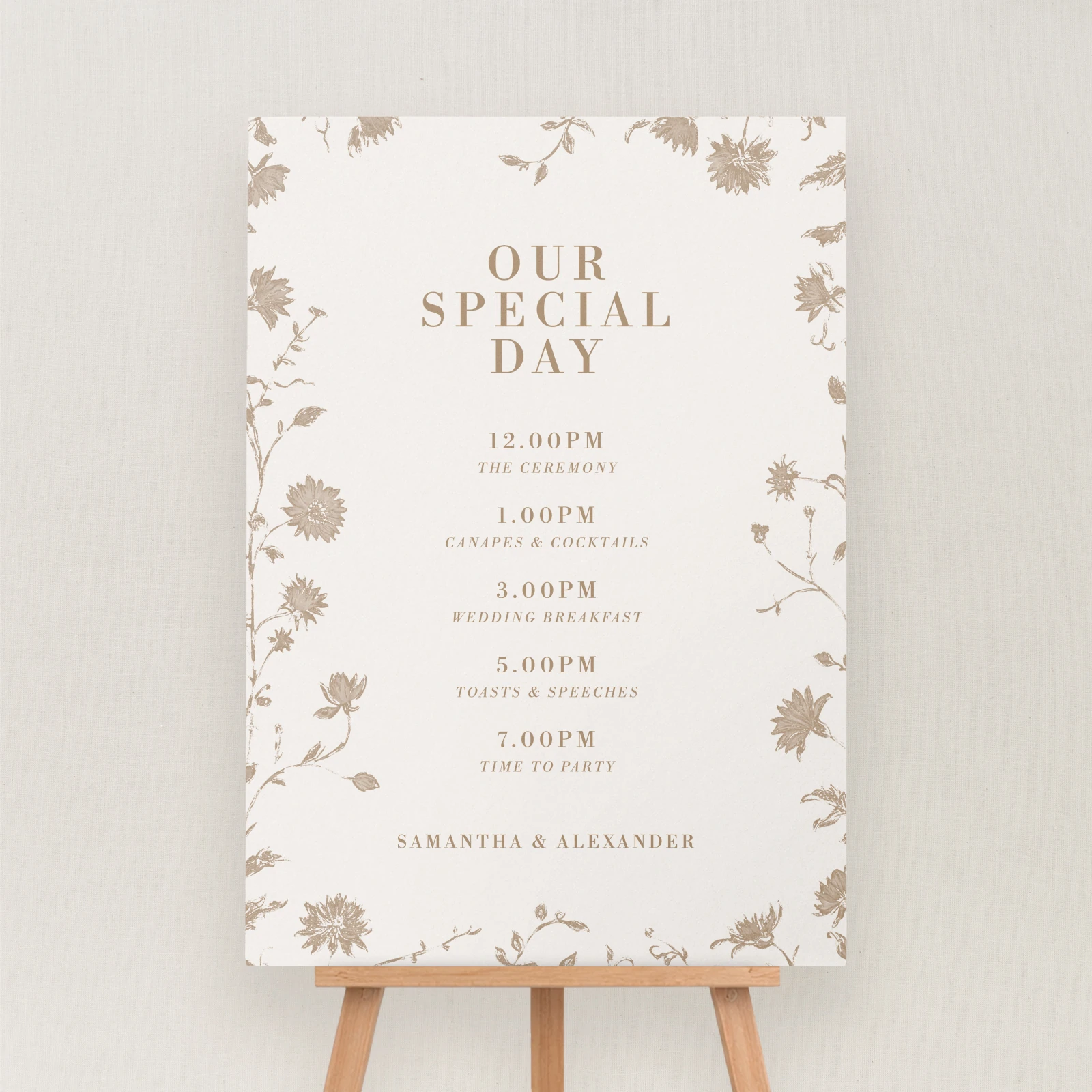 Cassis Collection Order of the Day Sign