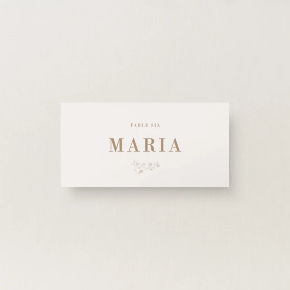 Cassis Collection Place Card