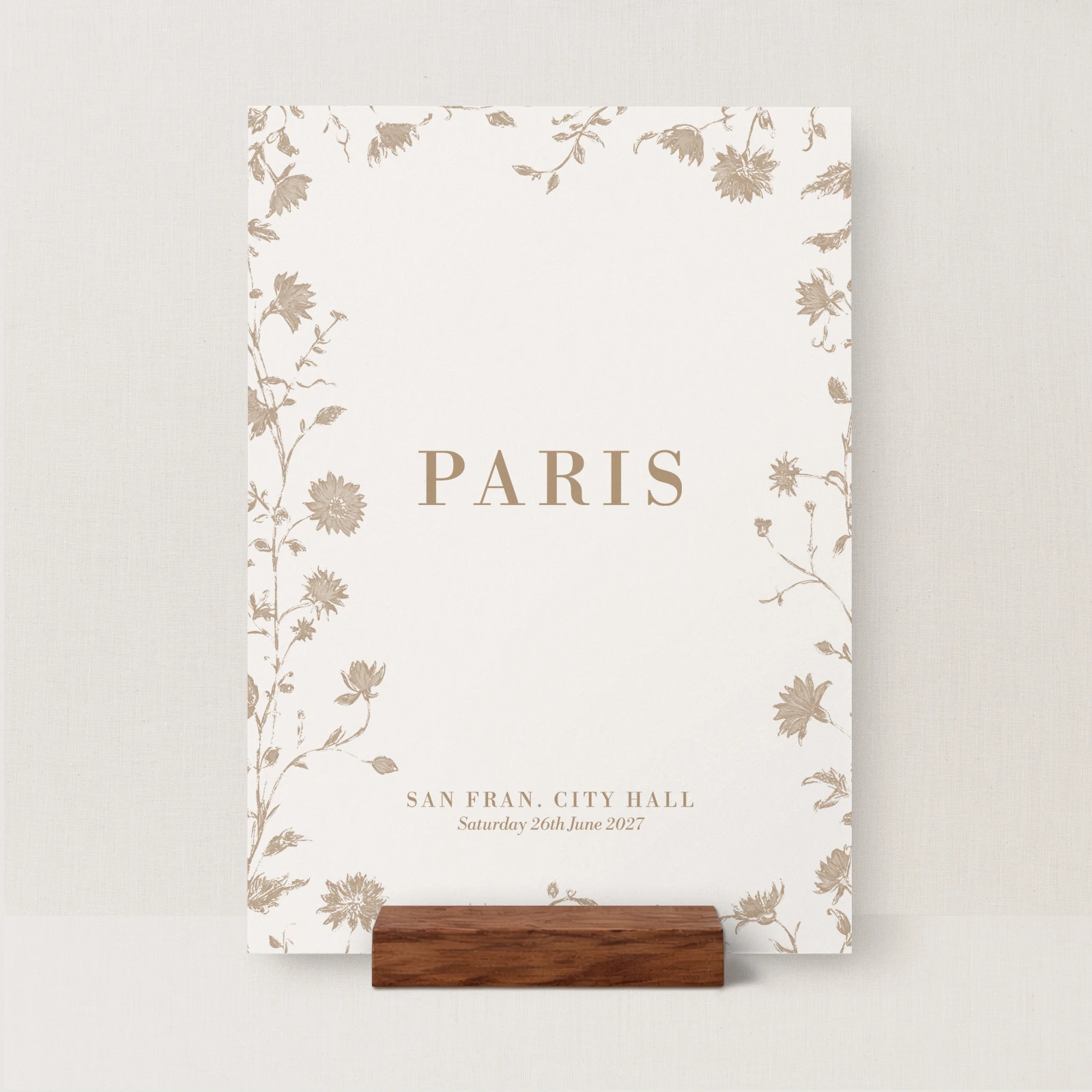 Cassis Collection Table Name Sign - Image 2