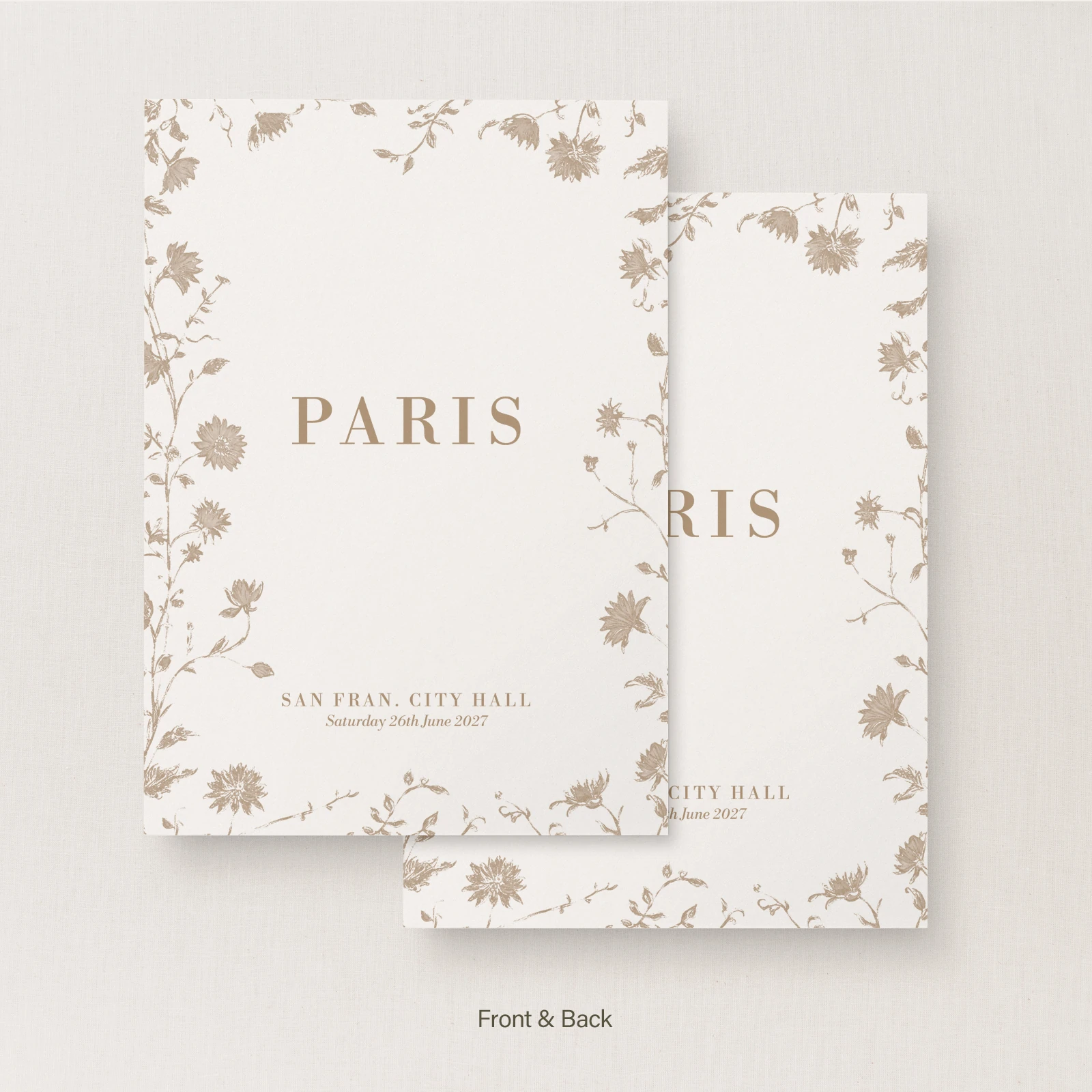 Cassis Collection Table Name Sign - Image 4