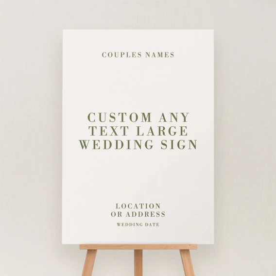 Civita Collection Custom Large Sign