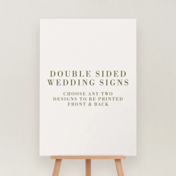 Civita Collection Double Sided Sign