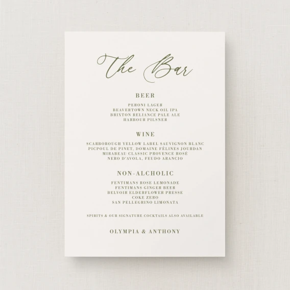 Civita Collection Drinks Menu
