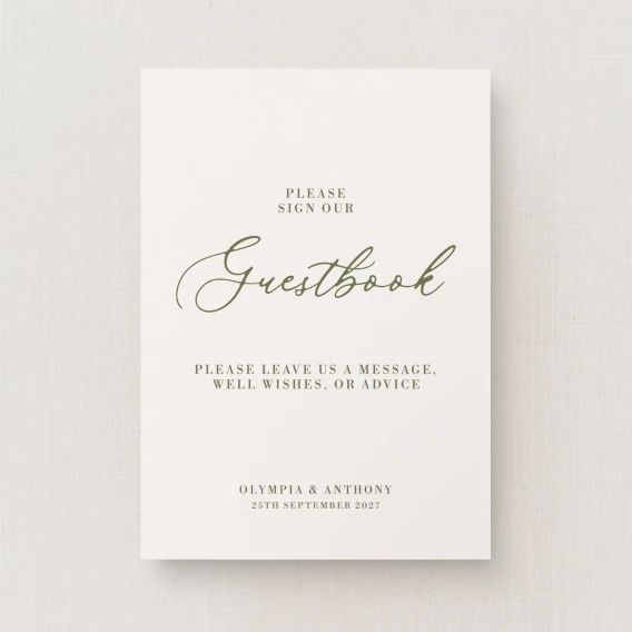 Civita Collection Guest Book Sign