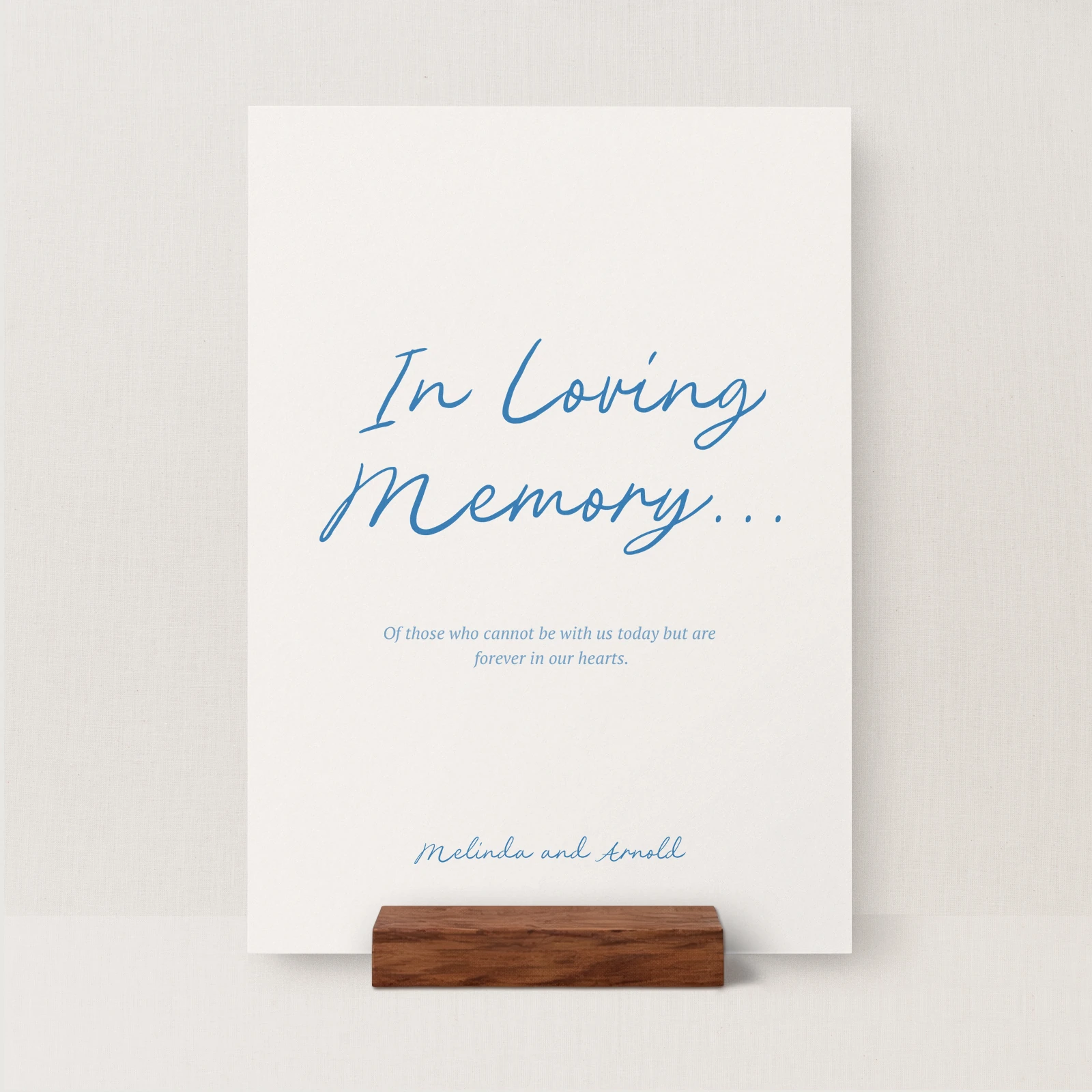 Clermount Collection In Loving Memory Sign - Image 2