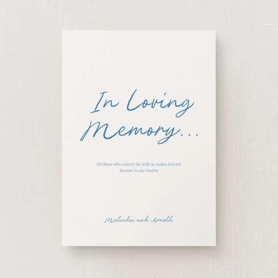 Clermount Collection In Loving Memory Sign
