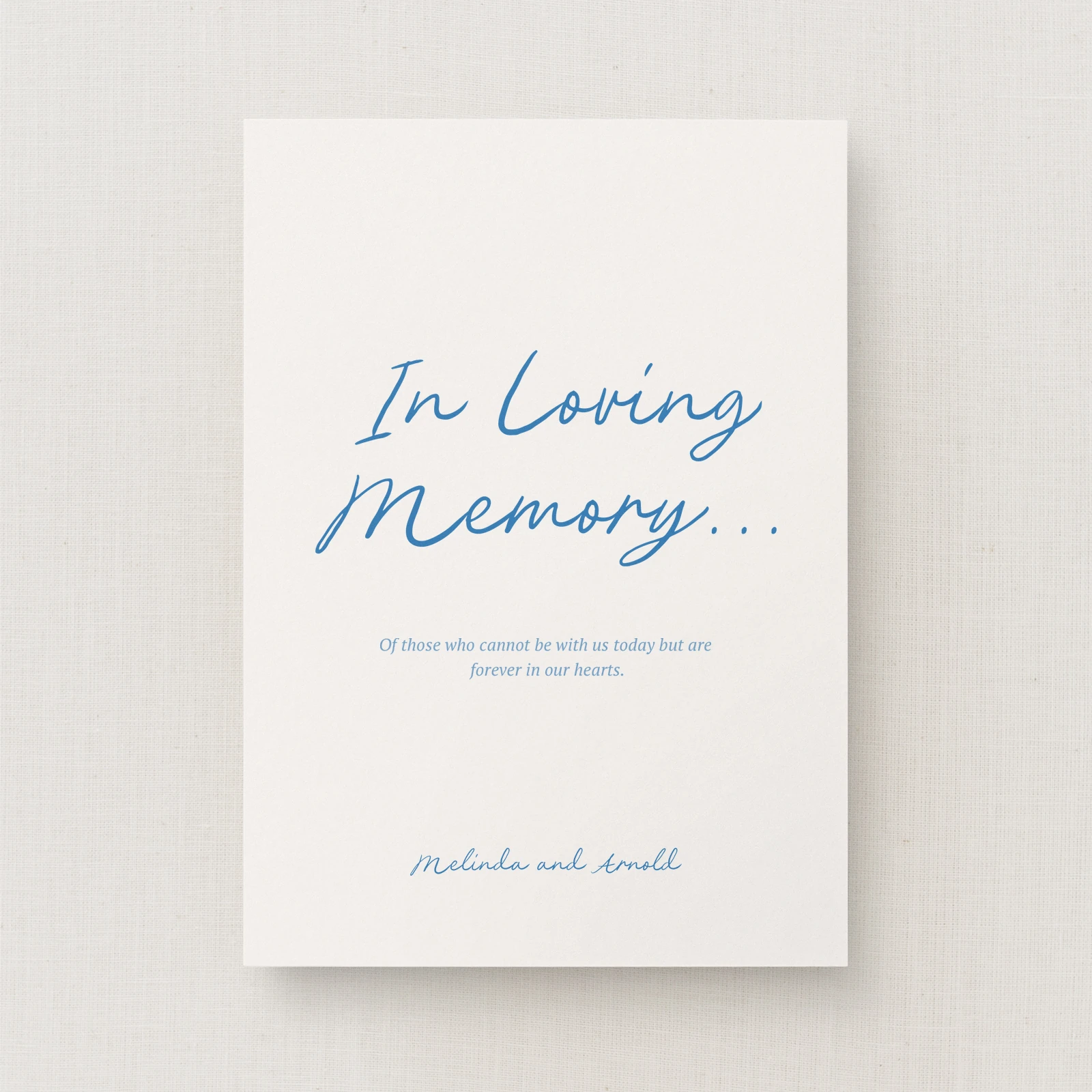 Clermount Collection In Loving Memory Sign