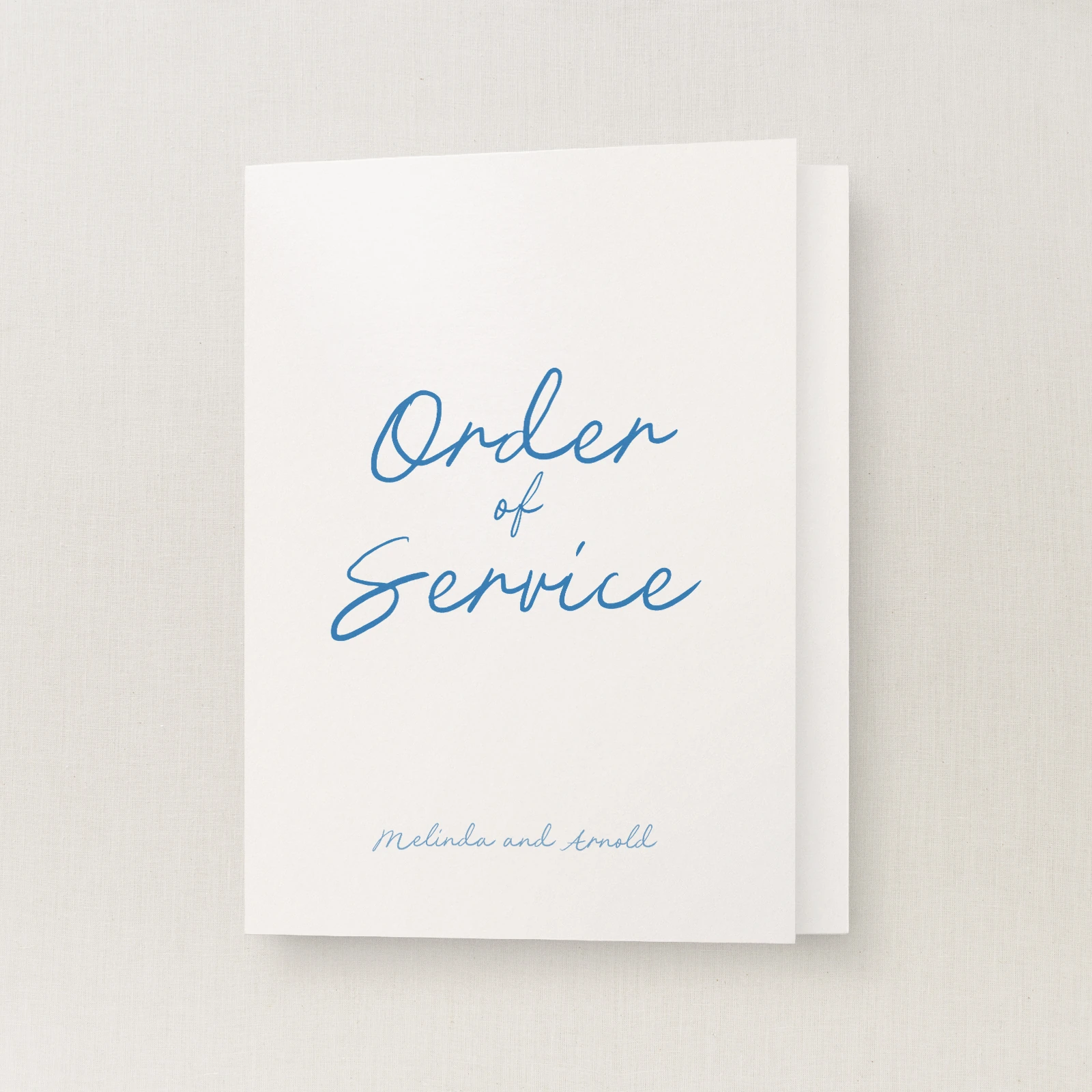 Clermount Collection Order of Service