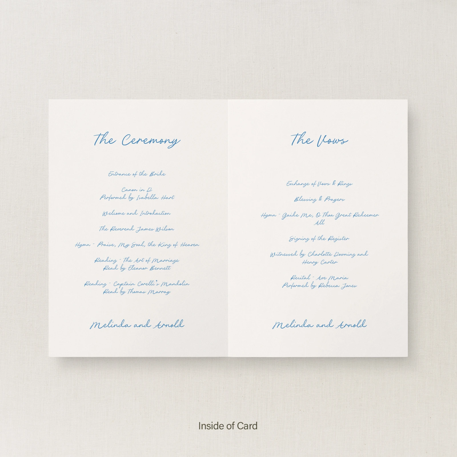 Clermount Collection Order of Service - Image 2