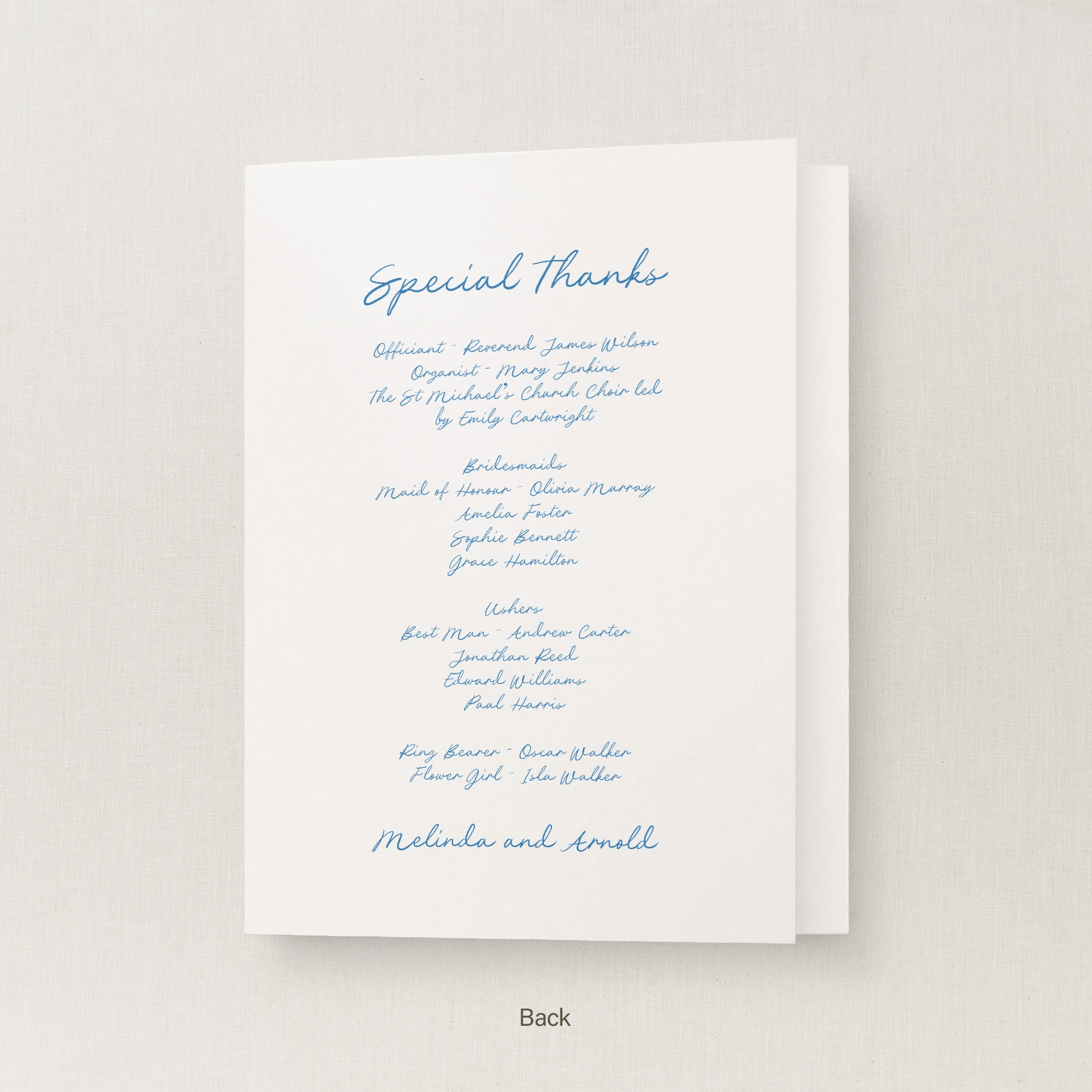 Clermount Collection Order of Service - Image 3