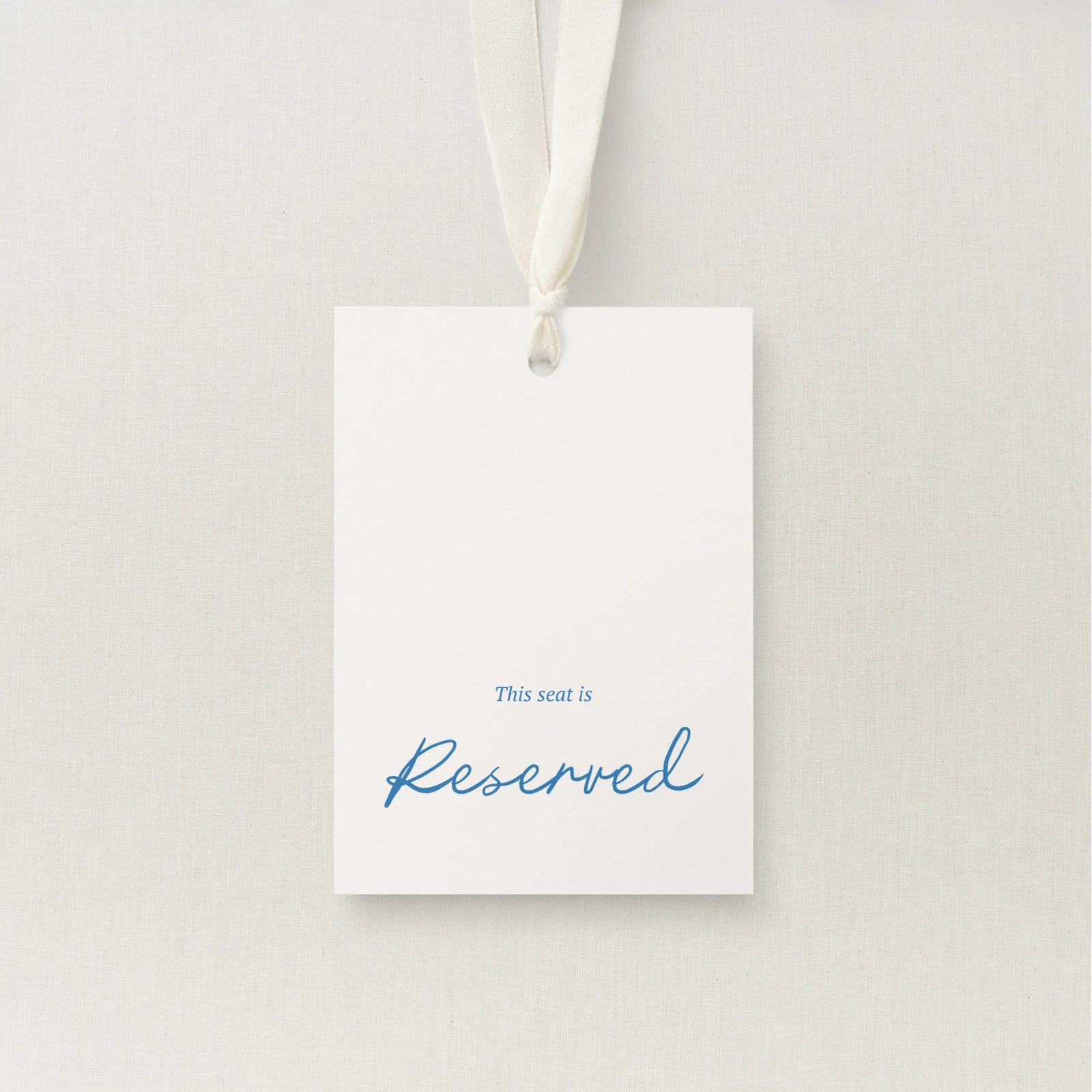 Clermount Collection Reserved Seating Tag