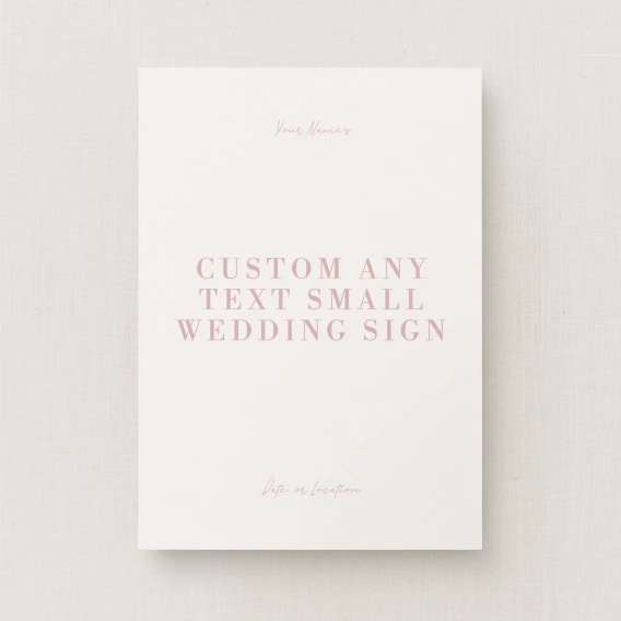 Corciano Collection Custom Small Sign
