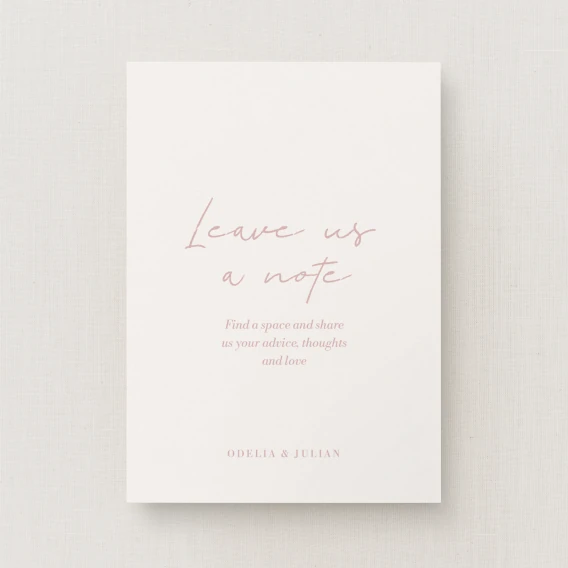 Corciano Collection Guest Book Sign