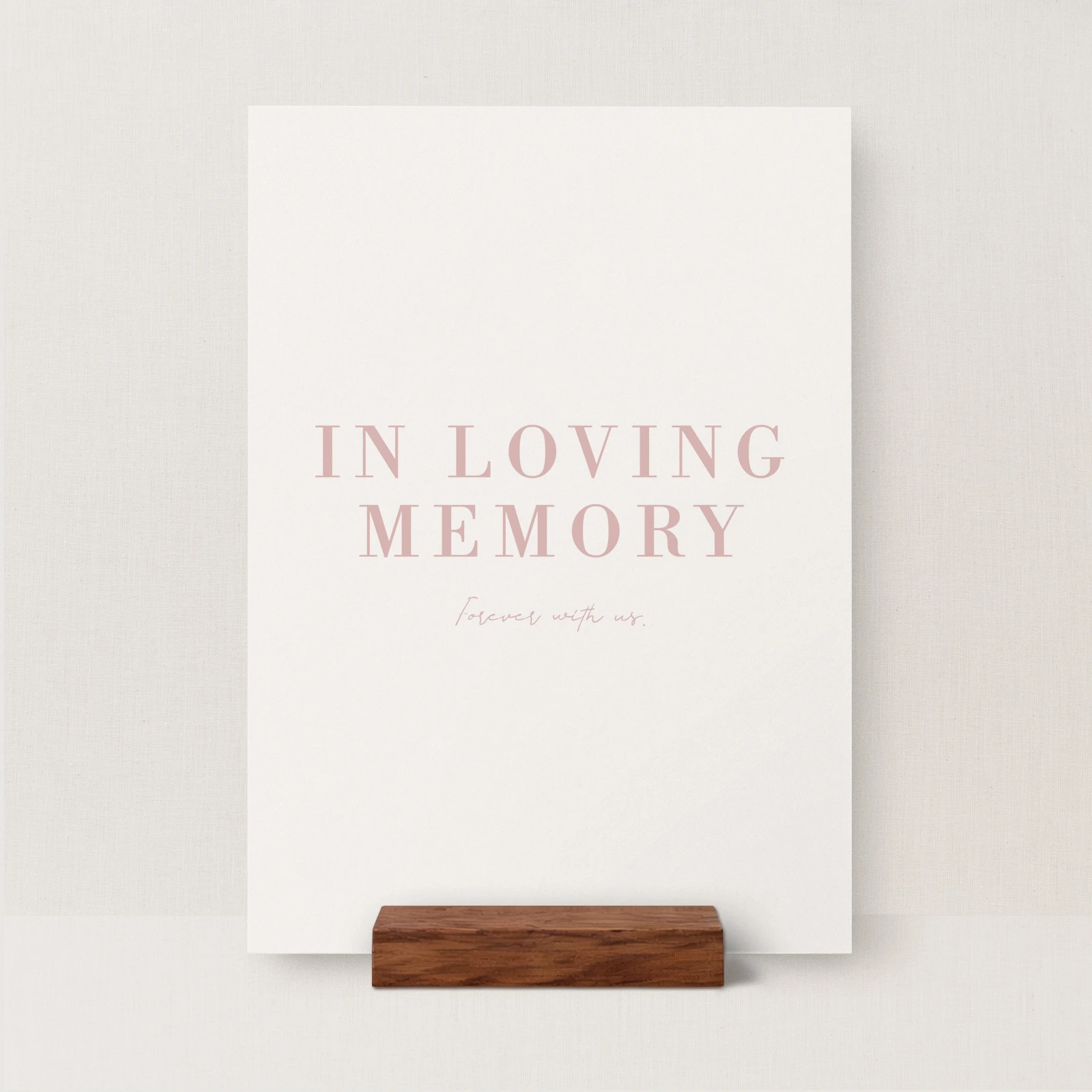 Corciano Collection In Loving Memory Sign - Image 2