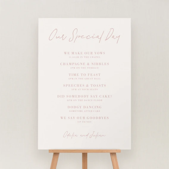 Corciano Collection Order of the Day Sign