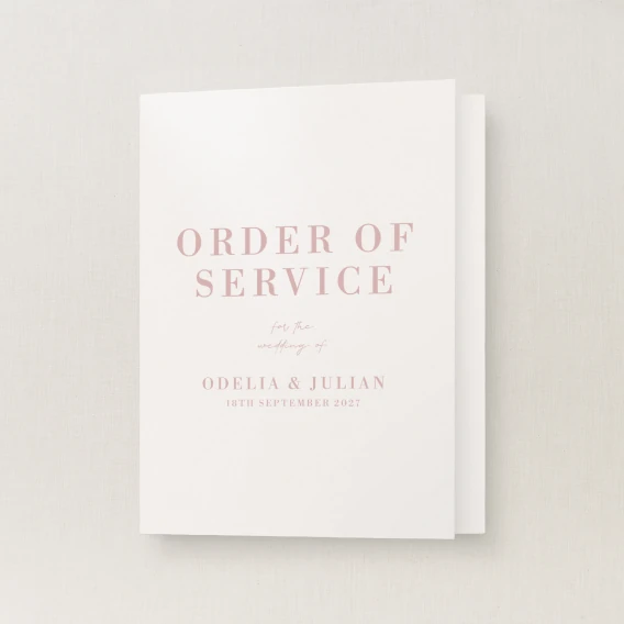 Corciano Collection Order of Service