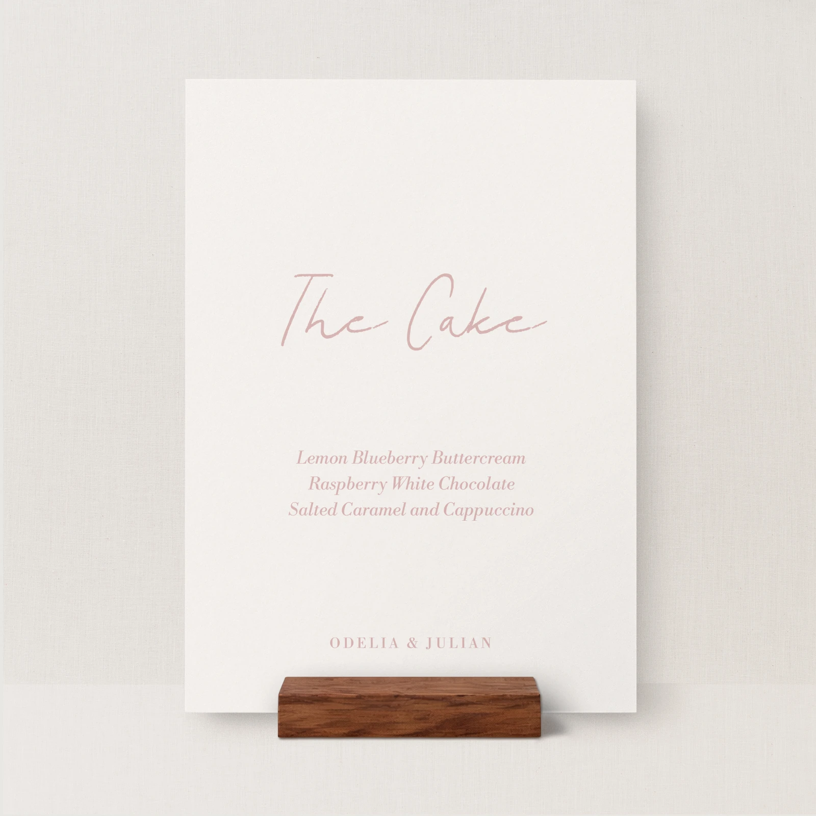 Corciano Collection Wedding Cake Sign - Image 2