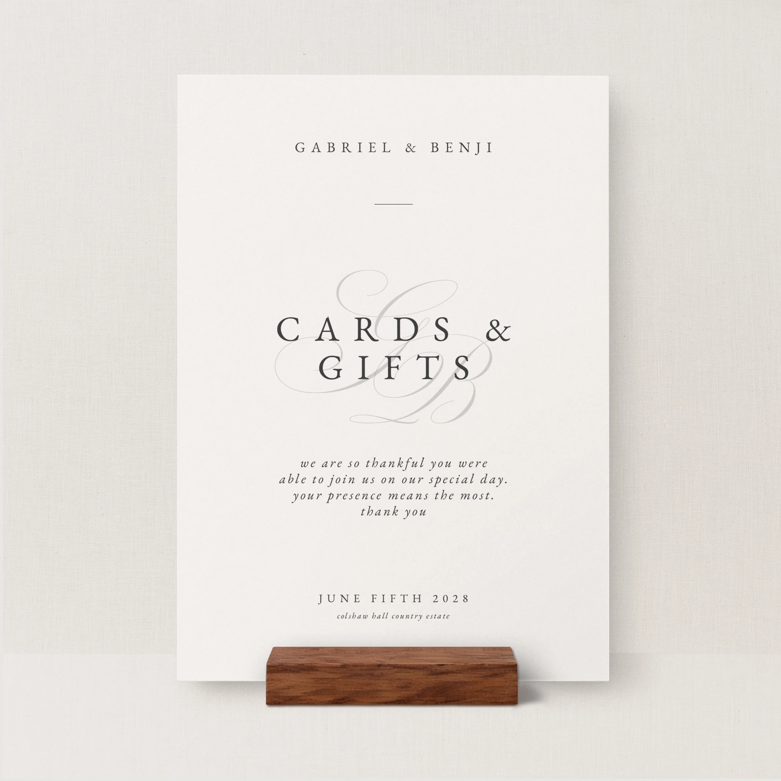 Danto Collection Cards & Gifts Sign - Image 2