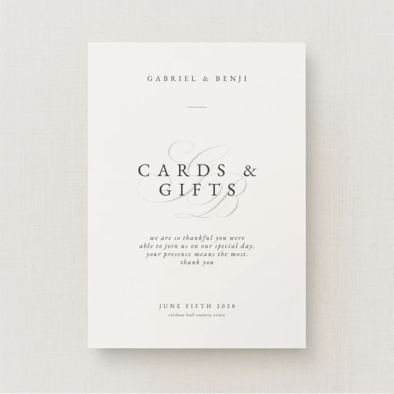 Danto Collection Cards & Gifts Sign