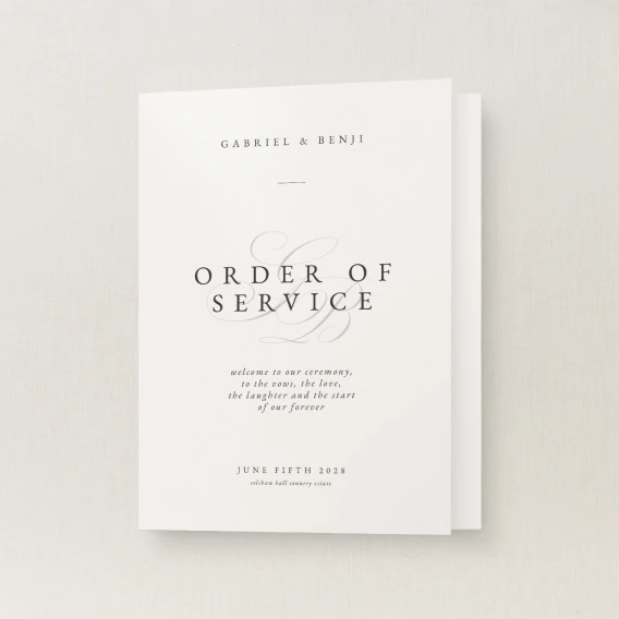 Danto Collection Order of Service