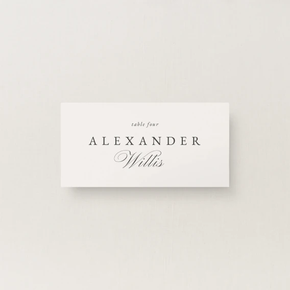 Danto Collection Place Card