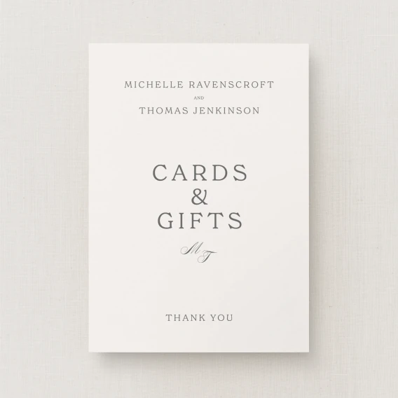 Fitz Collection Cards & Gifts Sign
