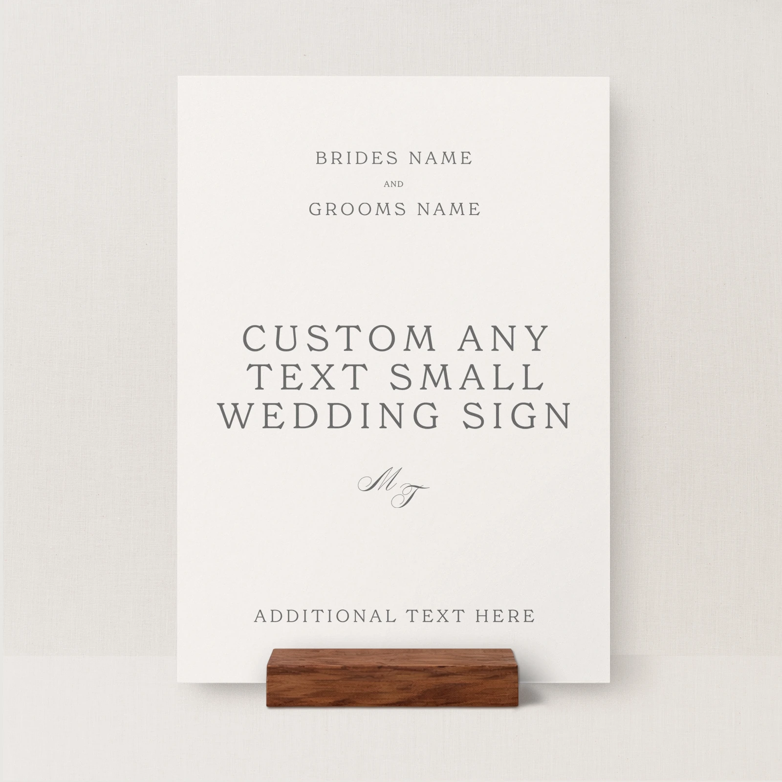 Fitz Collection Custom Small Sign - Image 2