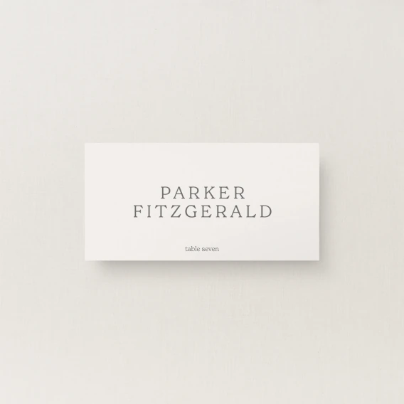 Fitz Collection Place Card