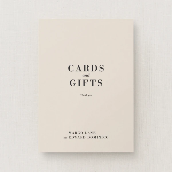 Hagen Collection Cards & Gifts Sign