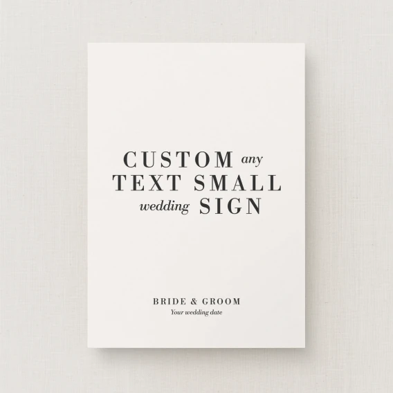Hagen Collection Custom Small Sign