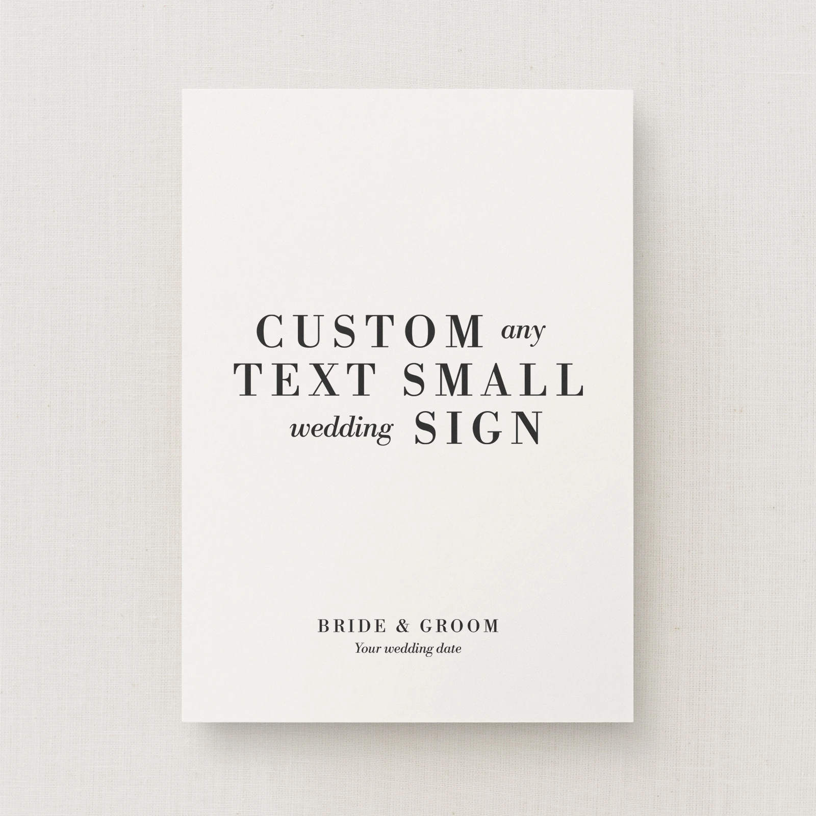 Hagen Collection Custom Small Sign