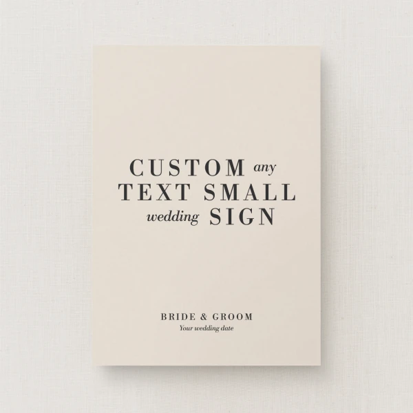 Hagen Collection Custom Small Sign
