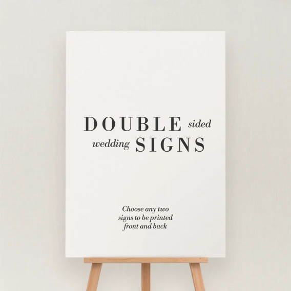 Hagen Collection Double Sided Sign
